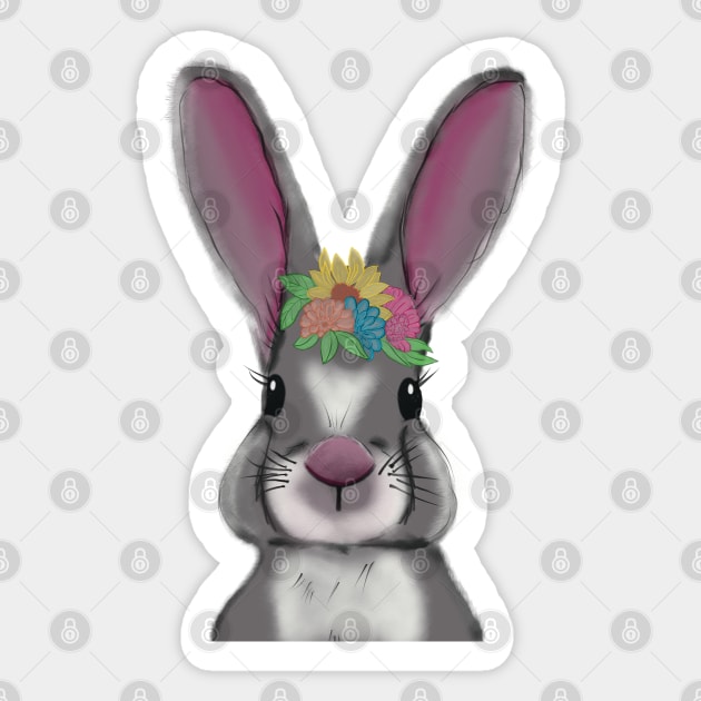 Easter bunny Watercolor Sticker by Sheila’s Studio